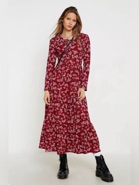 Free People Tiers of Joy Maxi Dress XS